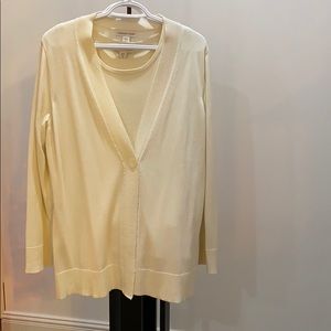 New off white sweater set. XL-16